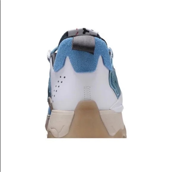 Nike Jordan Delta 2 Cerulean Sneakers Shoes Basketball University Red Blue - Picture 4 of 12